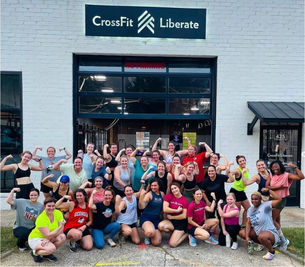 Female CrossFit class